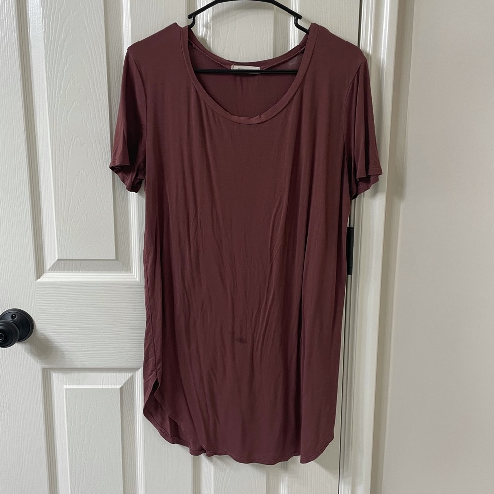 Maroon Long Tee